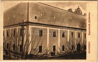 1915 Kisszeben, Sabinov; Kegyesrendi gimnázium. Felvétel és kiadási jog: Stehr Gusztáv / grammar school (ázott / wet damage)