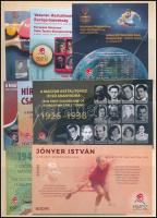 A magyar asztalitenisz teljes története 50 db különböző emlékív Barnától Jónyerig / 50 different min...