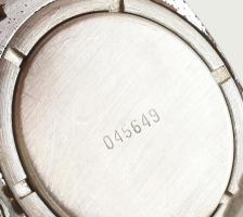 Poljot 17 köves, kézi felhúzós karóra, dátumkijelzős, fém szíjjal, a tok frissen szervizelt , d: 34 ...