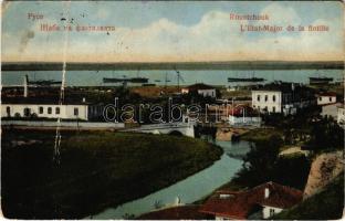 1915 Ruse, Rousse, Russe, Roustchouk, Rustschuk; LEtat Major de la flotille / Flotilla Headquarters (fa)