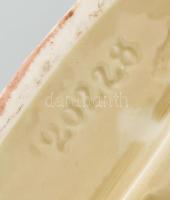 Német gyermekpár figura, formaszámmal jelzett, kézzel festett, hibátlan, m: 15 cm