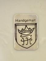 Férfi porcelán figura, német, címkével jelzett, hibátlan, m:26,5 cm