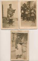 Russische Typen - 9 db régi képeslap az első világháborús frontról: orosz típusok / 9 pre-1945 postcards from the WWI front: Russian folklore