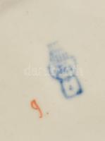 Zsolnay porcelán "Labdás Öcsi", kézzel festett, jelzett, hibátlan, m: 13,5 cm