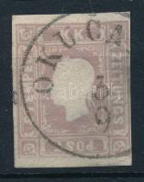 1858 Lila Hírlapbélyeg "OKUCA(NE)", 1858 Violet Newspaper stamp "OKUCA(NE)"