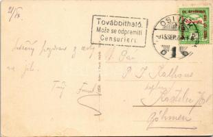 1915 Eszék, Osijek, Essegg; Kr. zemaljska bolnica / Kön. Landesspital / hospital (szakadás / tear) +...