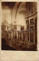 1914 Breznóbánya, Brezno nad Hronom; Római katolikus templom belső, orgona / Roman Catholic church interior, pipe organ. photo (EB)