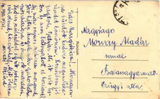 1942 Szent Borbála a tüzérek védőszentje. M. kir. honvéd légvédelmi tüzérségi lőiskola / Saint Barba...