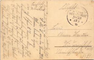 1916 Seemannsgrab Kaiserliche Marine / WWI German Navy propaganda. W.B.L.H. 1002. (fl)