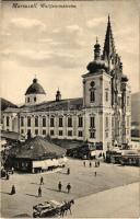 1910 Mariazell (Steiermark), Wallfahrtskirche / pilgrimage church, Gold & Silber shops (EK)