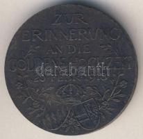 1918 Bajor királyi pár aranylakodalma fém emlékveret