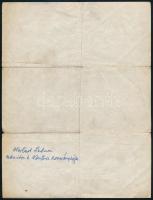 1951 Herbert Lehman (1878-1963) szenátor levele Lázár Miklóshoz