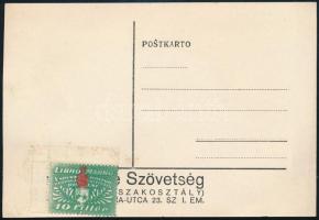 Használatlan levelezőlap Eszperanto levélzáróval