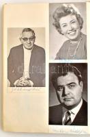 cca 1970-1980 Szécsényi művelődési ház vendégkönyve, benne rengeteg híres zenész, művész, énekes aut...