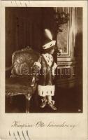 1917 Kronprinz Otto / Habsburg Ottó koronaherceg / Crown Prince Otto. Postkartenverlag Brüder Kohn Wien. Nach Photographien des Pressedienstes des k.u.k. Kriegsministeriums 1916.