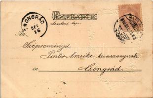 1899 (Vorläufer) Madame de Pompadour. A. Sockl Vienne Serie I. No. 2. Art Nouveau, Floral, litho (fa...