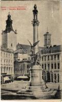 Lviv, Lwów, Lemberg; Kolumna Mickiewicza / monument (EK)
