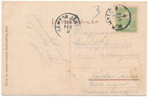 1910 Kőhalom, Reps, Rupea; látkép, vár. Johanna Gunesch kiadása / castle, general view (EB)