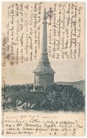 1905 Brassó, Kronstadt, Brasov; Millenniumi Árpád szobor / Hungarian Millennium monument (EK)