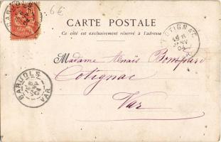 1904 Pie X (Cardinal Sarto, Patriarche de Venise) / S.S. Pio X / Pope Pius X (lyukak / pinholes)