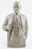 H. Teplov: Lenin szobor. Fém öntvény, jelzett 32 cm