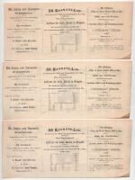 Budapest / Pest 1873. "A Magyar Királyi Pénzügyminisztérium arany- és ezüst sorsjátéka az Újpes...