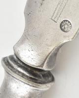 2 db Szandrik jelzett kés és villa. Alpakka