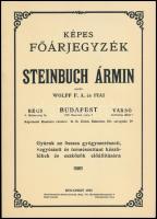 Steinbuch Ármin gyógyszerészeti gyár reklám kiadványának facsimile kiadása 143p