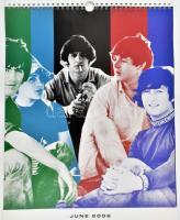 cca 2000-2005 5 db Beatles naptár 44 cm.ig