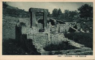 Dougga ruins of a temple