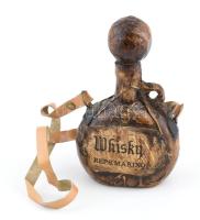 Whiskey Rep. S. Marino díszüveg, szép állapotban, m: 19,5 cm