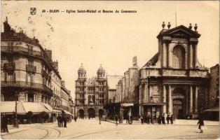 1924 Dijon, Eglise Saint-Michel et Bourse du Commerce / church, stock exchange (EK)