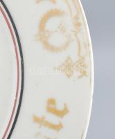 cca 1908-1939 Thomas Bavaria Hindenburg mintás porcelán kínáló, kopással, pereménél kis pattanással,...