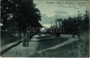 1905 Klagenfurt (Kärnten), Am Lendkanal / canal, promenade