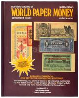 Standard Catalog of World Paper Money: Specialized Issues Volume one (A világ papírpénzeinek általános katalógusa: speciális kiadású bankjegyek, 1. kötet) 6. kiadás. Krause Publications, 1990. Használt, jó állapotban.