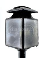 Hintólámpa / fiáker lámpa , jó állapotban, jó üveggel. 40 cm