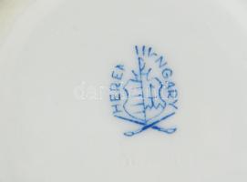 Herendi Viktória mintás lámpa, új állapotú búrával. Kézzel festett, jelzett, alján sérült,, m: 40 cm