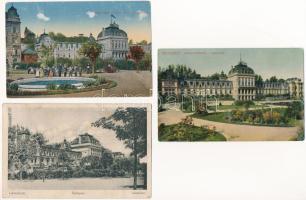 Budapest II. Lukács fürdő - 5 db régi képeslap