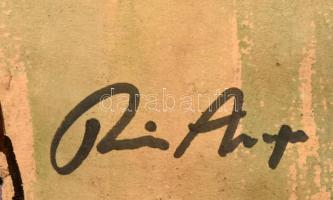 Olvashatatlan jelzéssel: Női akt. Akvarell, papír, sérült, 31x22 cm