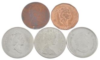 Kanada 1967. 1c + 5c + 1992. 1c + 5c + 2005. 5c mind forgalmi emlékkiadás T:UNC,AU
Canada 1967. 1 C...