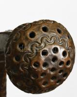 Óriás méretű dalmát boroskancsó . Antik, kézzel készült, figurális díszítéssel. Vörösréz, Dalmácia X...