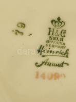 Heinrich Bavaria porcelán kanna, kis kopottsággal, jelzéssel, m: 18 cm