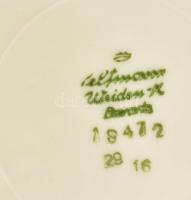 Bavaria egyszemélyes reggeliző szett, 3 részes, jelzéssel, hibátlan, d: 19,5 cm