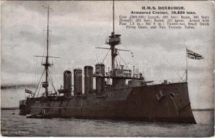 HMS Roxbrugh armoures cruiser. Gale & Polden 65.