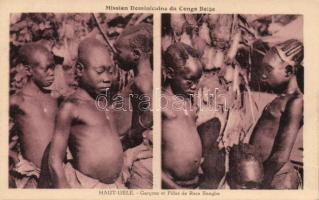 Bangba children from Congo