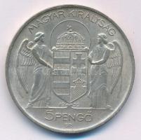1939. 5P Ag "Horthy balra" T:XF patina Adamo P8.2