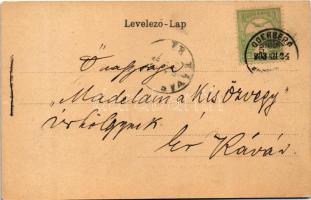 1903 Selmecbánya, Schemnitz, Banská Stiavnica; M. kir. bányászati és erdészeti akadémia palota. Joer...