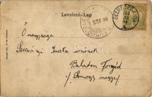 1903 Selmecbánya, Schemnitz, Banská Stiavnica; Honvéd szobor. Joerges özv. és fia kiadása / Hungaria...