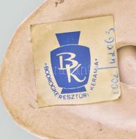 Bodrogkeresztúri kerámia kacsapár, jelzéssel, minimális kopottsággal, m: 10 cm