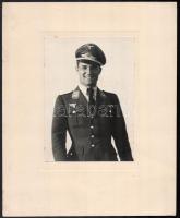 cca 1940 katonaportré, német Luftwaffe egyenruhában. 17,5x12,5 cm